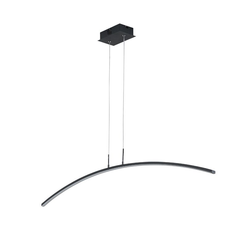 Modern Kitchen Island Lighting Black/White LED Ceiling Light for Foyer