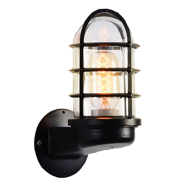 Industrielle klare Glas Wandmontierte licht verschmutzte Wandleuchte Wandleuchten
