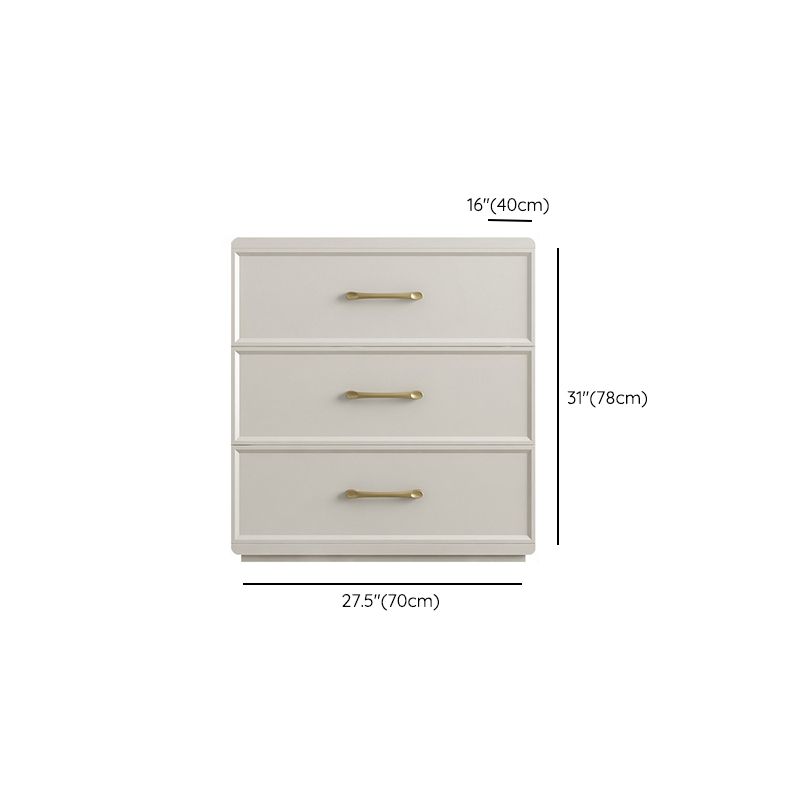 Contemporary Glam Storage Chest Birch Vertical Storage Chest Dresser for Bedroom