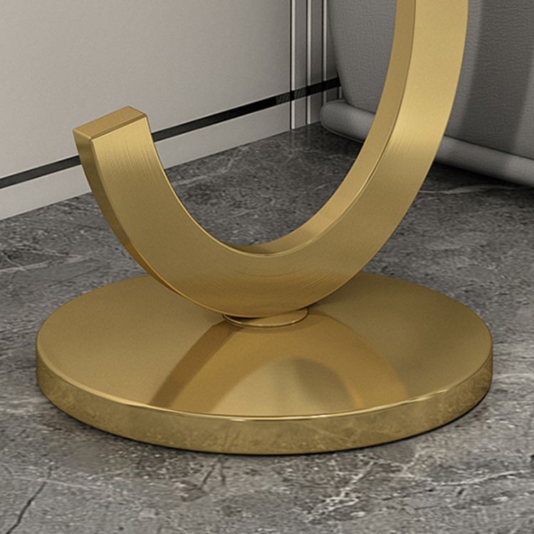 Mid-Century Round Metal Side End Table C Side Table for Living Room