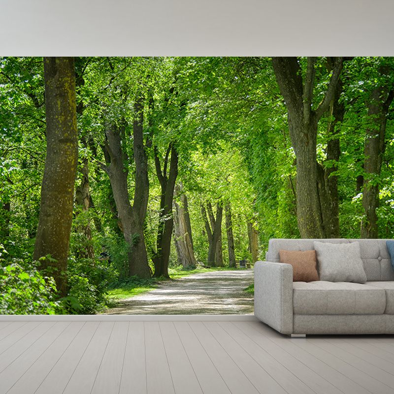 Forest Pattern Wallpaper Murals Moisture Resistant Modern Living Room Wall Covering