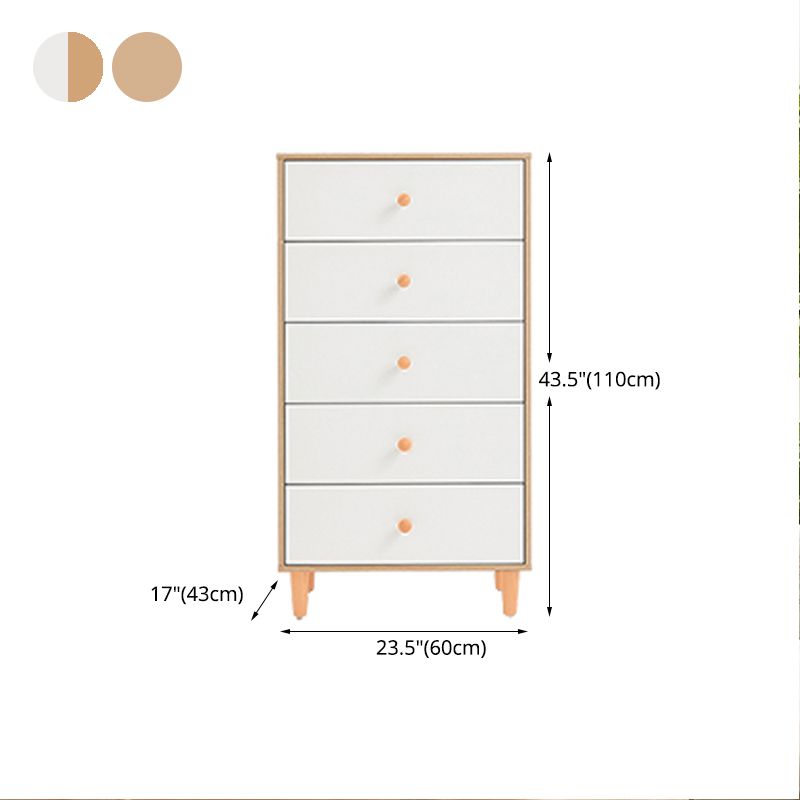 3 / 4 / 5 Drawers Vertical Lingerie Chest Bedroom Wooden Storage Chest