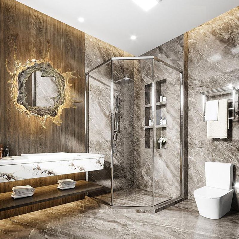 Modern Unique Shape Wall Mounted Light 1 Light Metal Flush Mount Wall Sconce