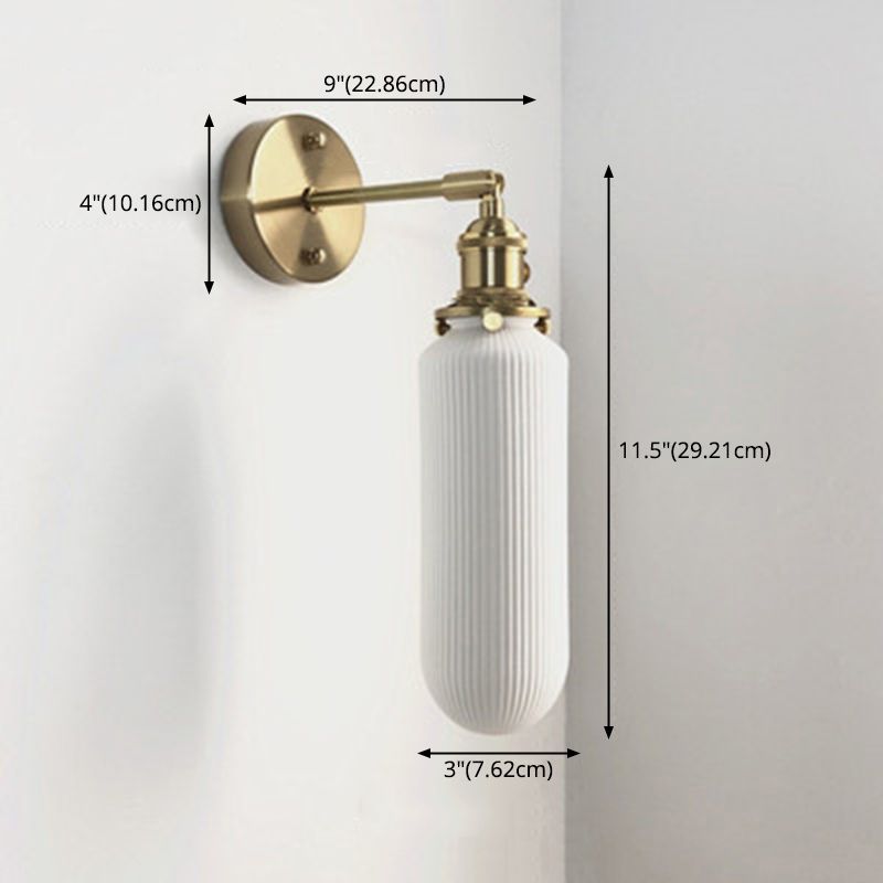 MODERNO SPEPE SPLE SEPILE MIFILINO CILIND ALLO SCONCA IRON 1 PONCES LIGHT in ottone