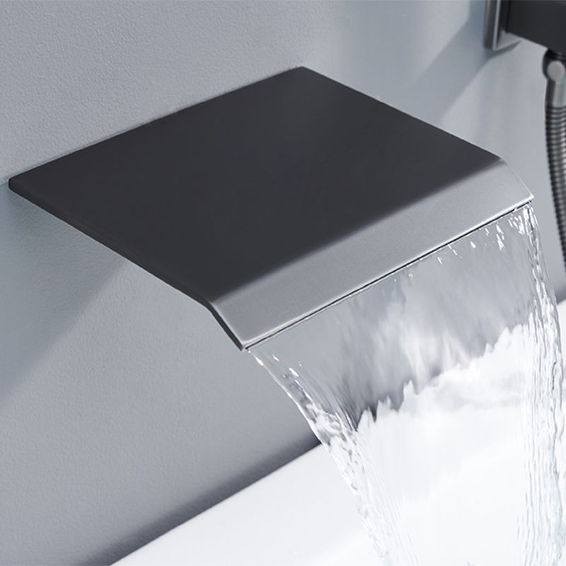 Contemporary Bathroom Faucet Wall Mounted Bathroom Faucet with Handheld Shower