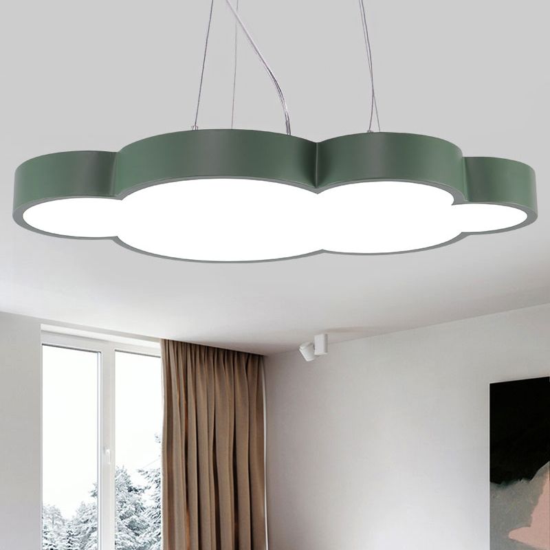 Floating Cloud Hanging Light Nordic Style Acrylic Pendant Light for Dining Room