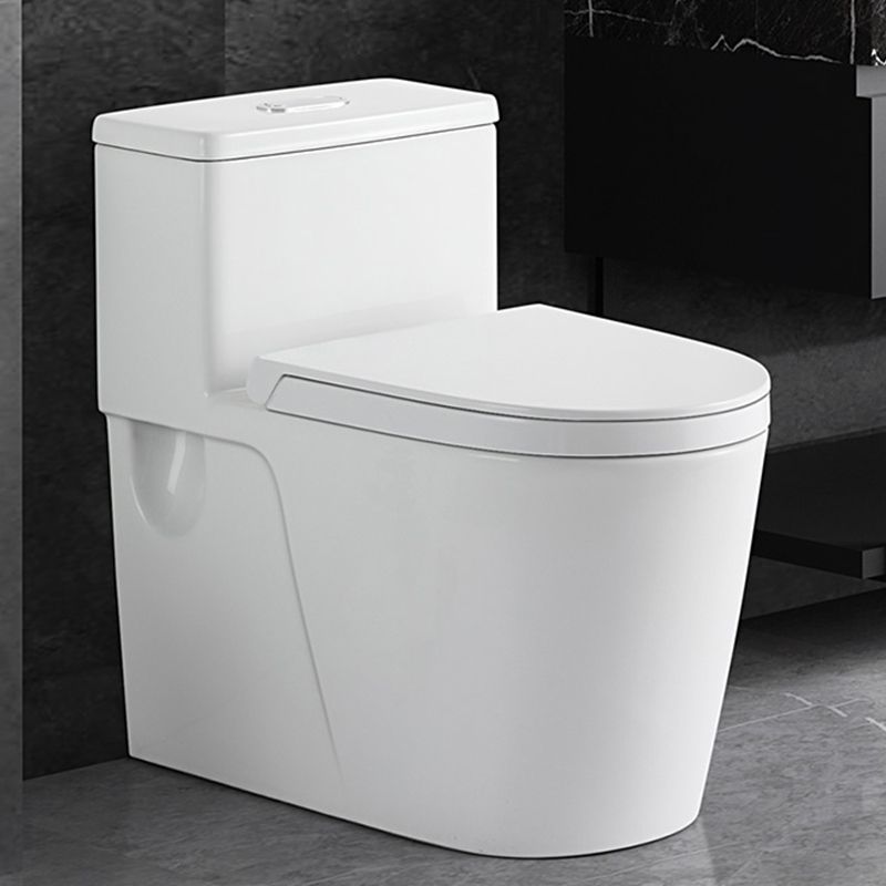 Floor Mounted Urine Toilet One Piece Toilet Modern Siphon Jet Porcelain Toilet