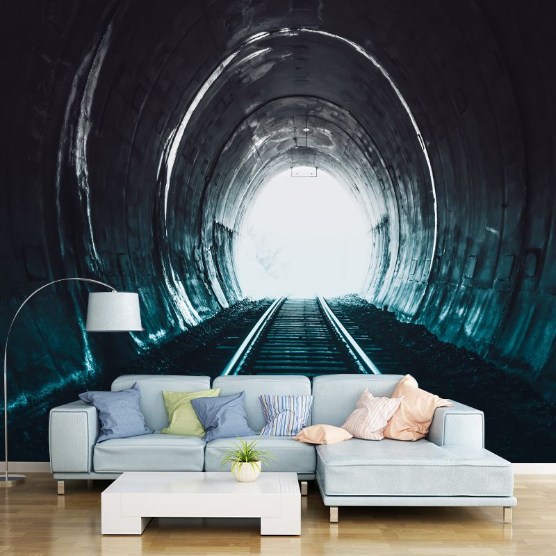 Contemporary Stain Resistant Wall Decor Spatial Extension Mural for Living Room