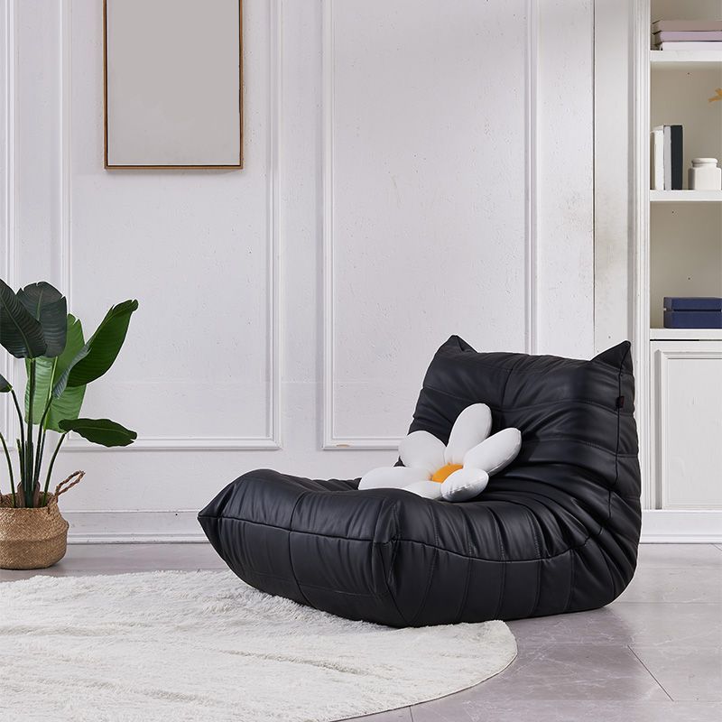 Nordic Caterpillar Lazy Sofa Balcony Designer Net Red Ins Light Luxury Single Leather