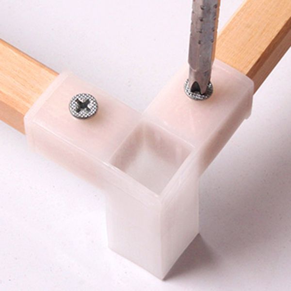 Contemporary Style Wardrobe Armoire Meringue Wood Frame Wardrobe Cabinet for Home