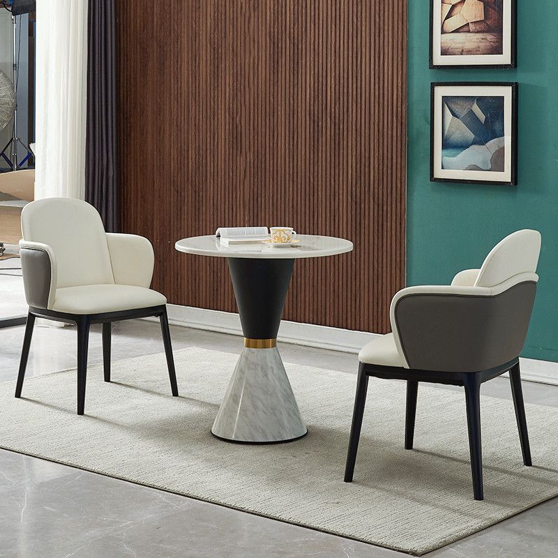 Round Pedestal Dining Table Traditional Luxury Furniture for Dining Room