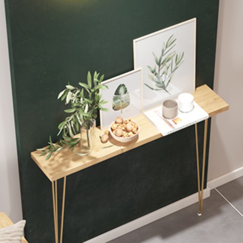 Rectangle Shape Contemporary Console Table Natural Console Sofa Table