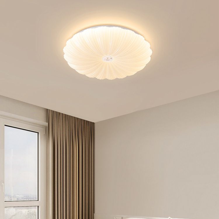 LED Ceiling Mount Light White Ceiling Light with Acrylic Shade for Living Room