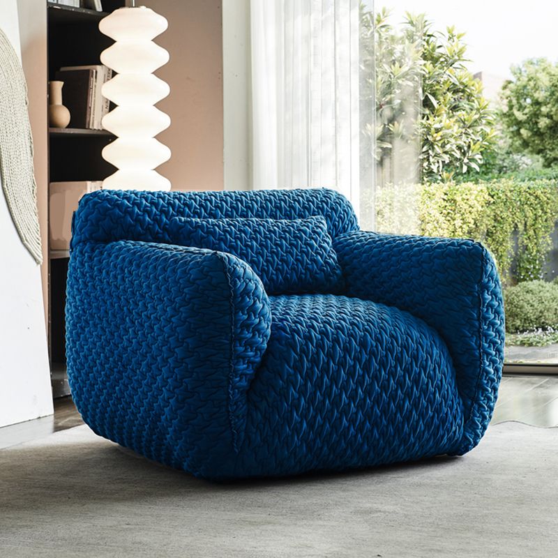 Polyester Twill Side Chair Arms Included Lounge Chair for Living Room