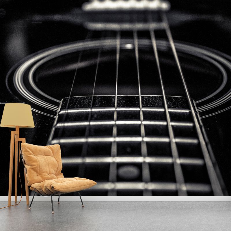 Guitar Musical Instrument Mural Wallpaper Modern Decorative Interior Murals