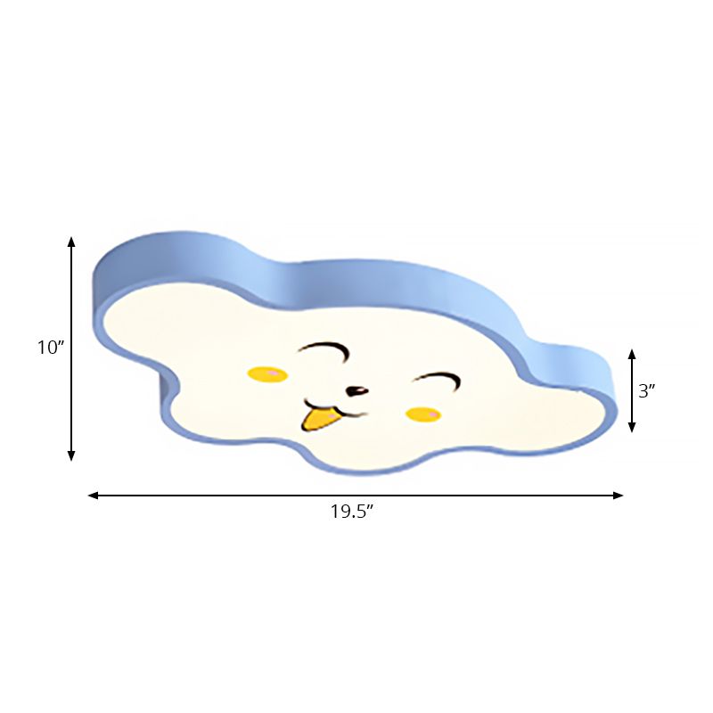 Cloud-Themed Kid Schlafzimmer Decke Flush Mount Acryl Cartoon Flush Mount Deckenleuchte