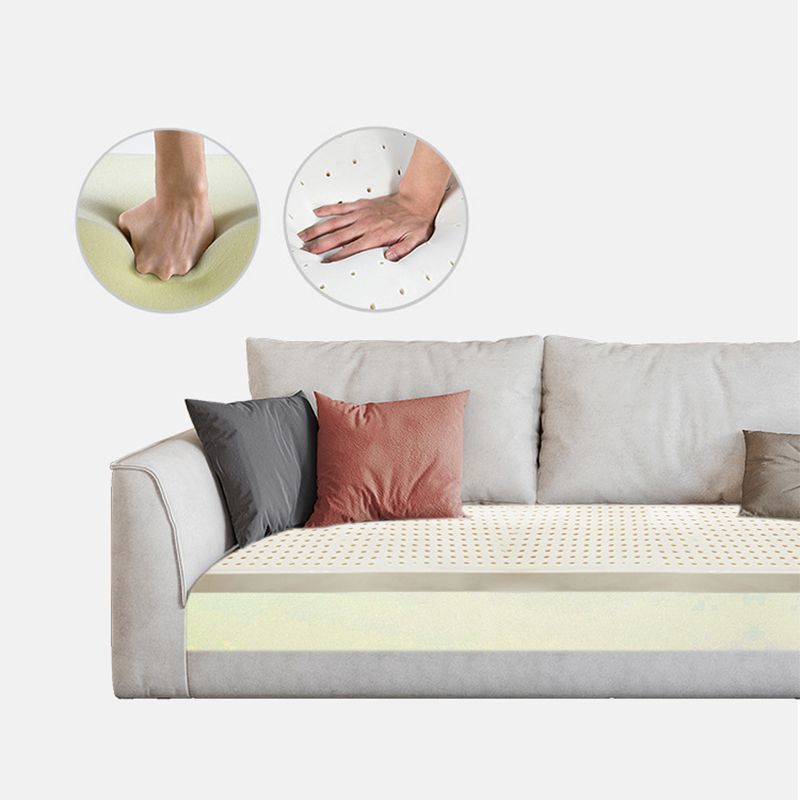 Beige 4-seat Flared Arm Sectional Scandinavian L-shape Sectional