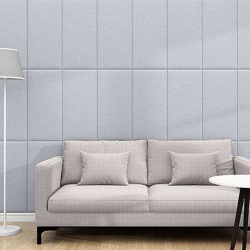 Modern Plain Wall Paneling Peel and Press Soundproof Backsplash Panels