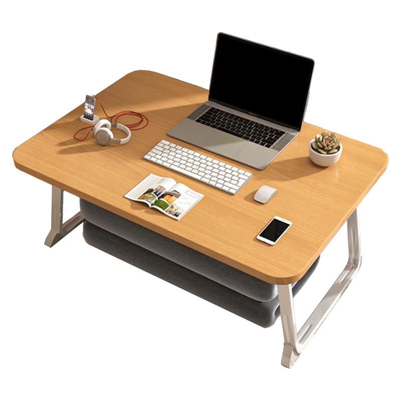 Modern Solid Wood Office Desk in Folding Rectangular Writing Desk for Home