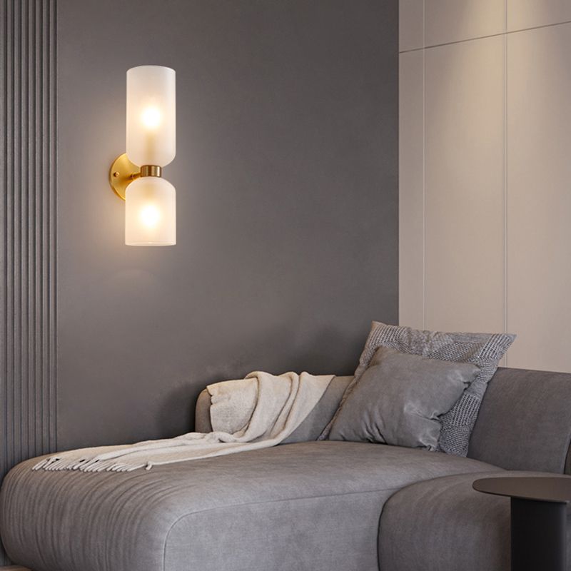 Moderne Stil schattierter Leuchten Leuchten Glas Schlafzimmer Wandbeleuchtung für Schlafzimmer