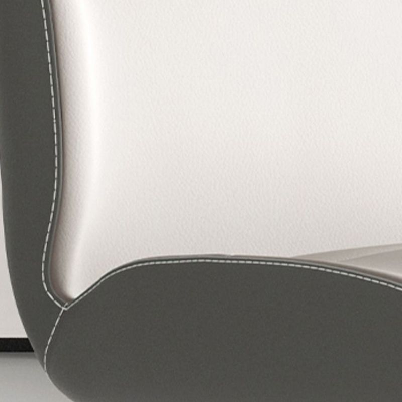 Contemporary Dining Chairs Armless Dining Chair with Metal Legs for Kitchen