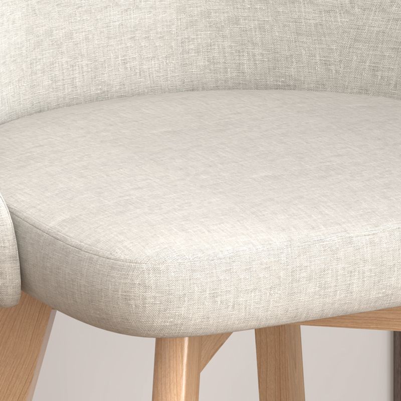 Solid Wood Dining Chair Modern Style Swivel Side Chair for Dining Room