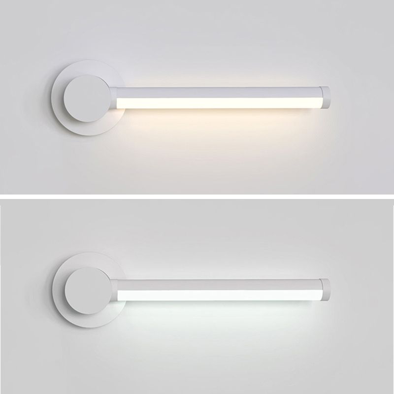 Modern Simple Aluminum Wall Light Strip Shape LED Rotatable Wall Lamp for Living Room