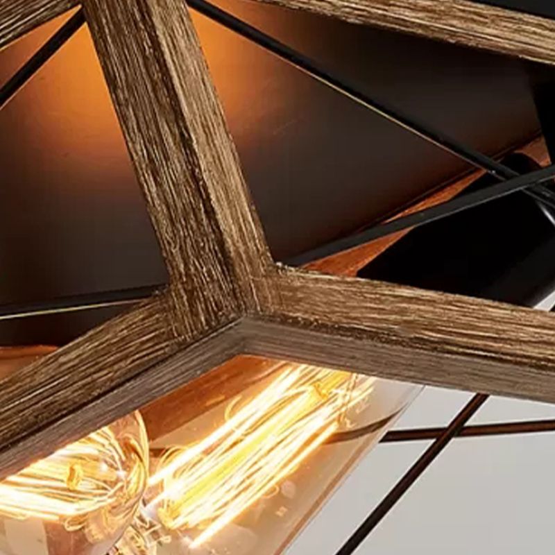 Squared Flush Mount Ceiling Light Industrial Flush Mount Lighting