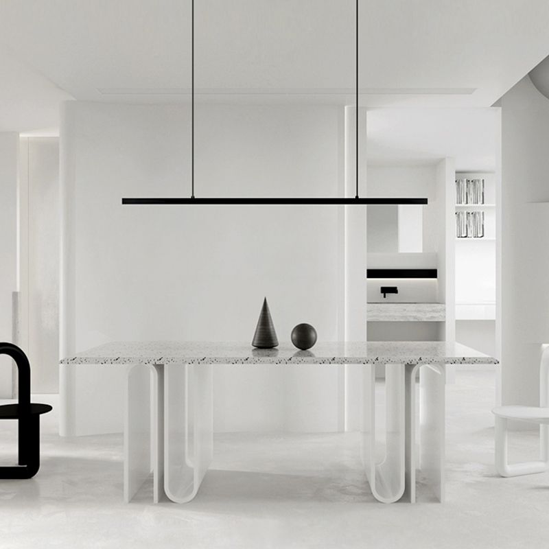 Simple LED Island Light Modern Style Hanging Light for Dining Room