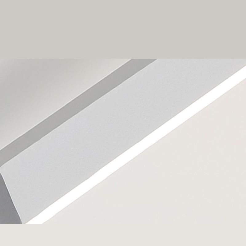 Metal Linear Vanity Lighting Simplicity LED Wall Sconce with Spotlight for Bathroom