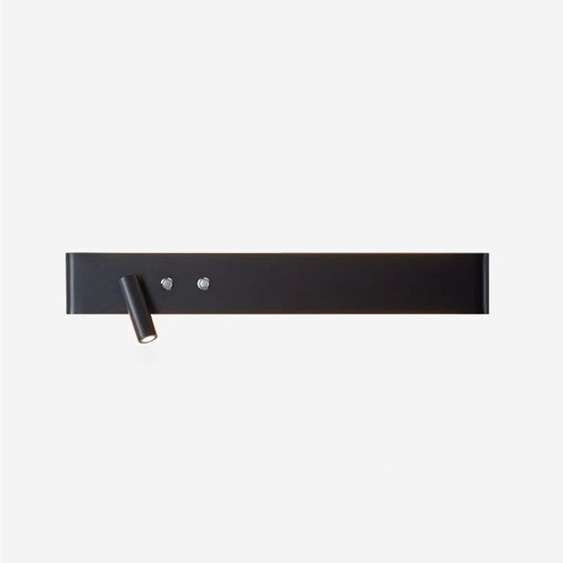 Modern Minimalist LED Wall Light Rectangular Iron Wall Lamp for Bedroom