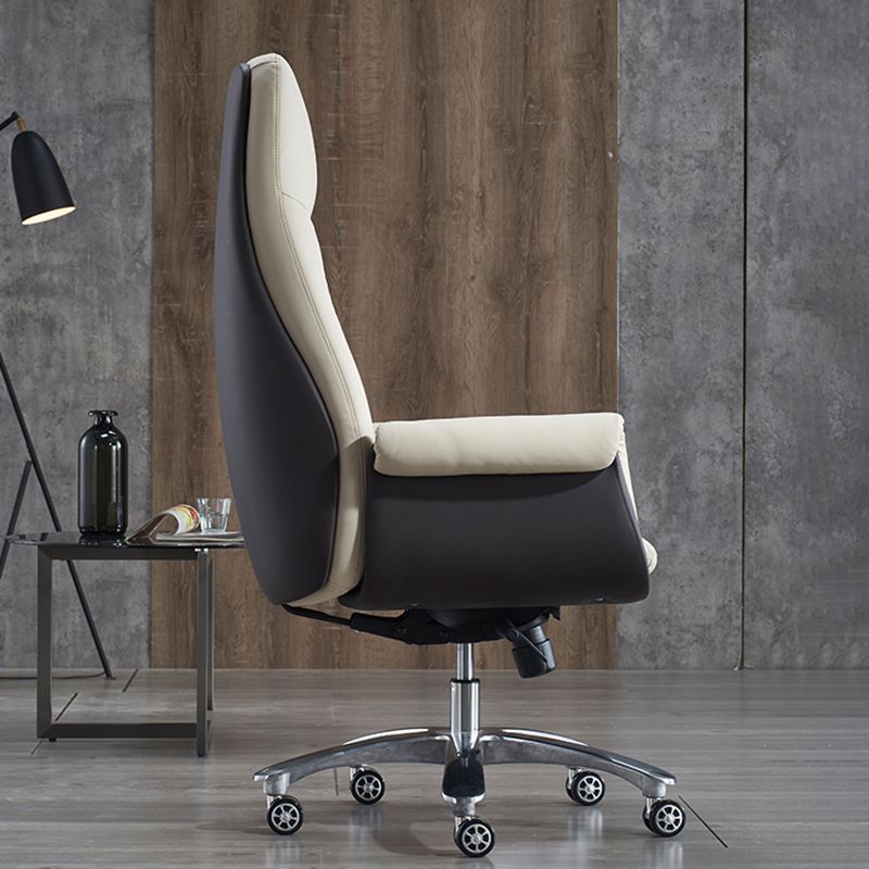 Executive Swivel Office Chair Modern Ergonomic Desk Chair with Padded Arms