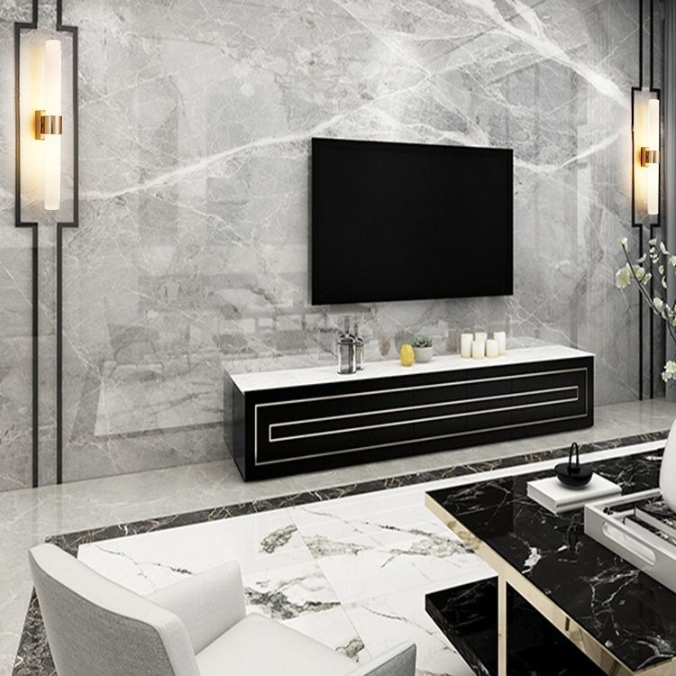 2 Lights Contemporary Wall Mounted Light Fixture Aluminum Indoor Flush Mount Wall Sconce