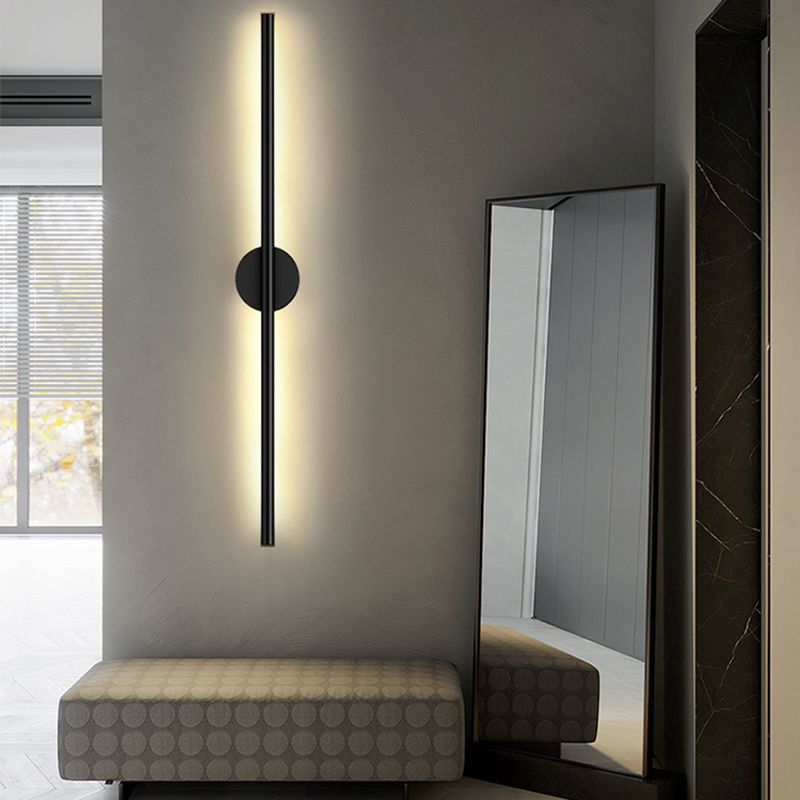 Metal Linear Wall Sconce Lighting Simple LED Wall Mounted Lighting