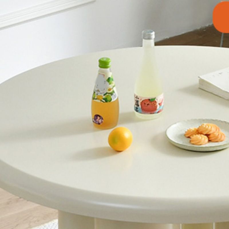 Contemporary Coffee Table Wooden Round Coffee Cocktail Table