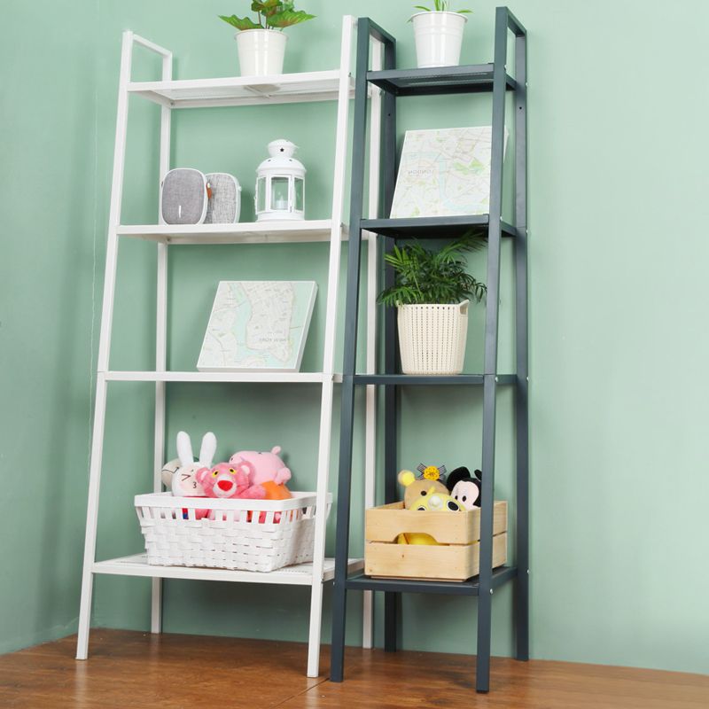 Scandinavian Style Shelf Bookcase Open Back Bookshelf for Home and Office