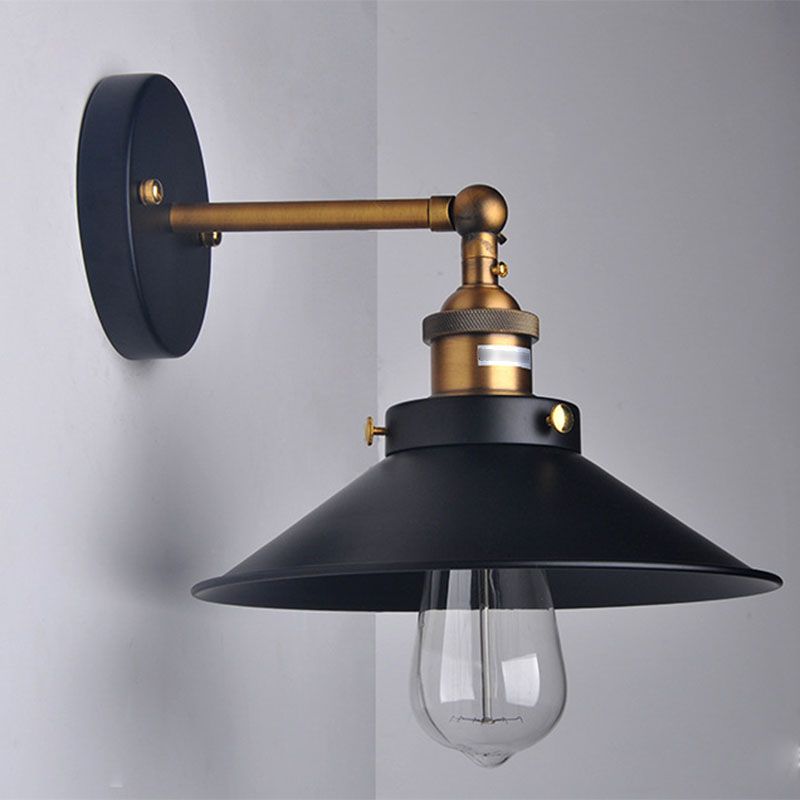 American Industry Style Wall Mount Lamp Fixture Adjustable Wall Sconce Light Fixture