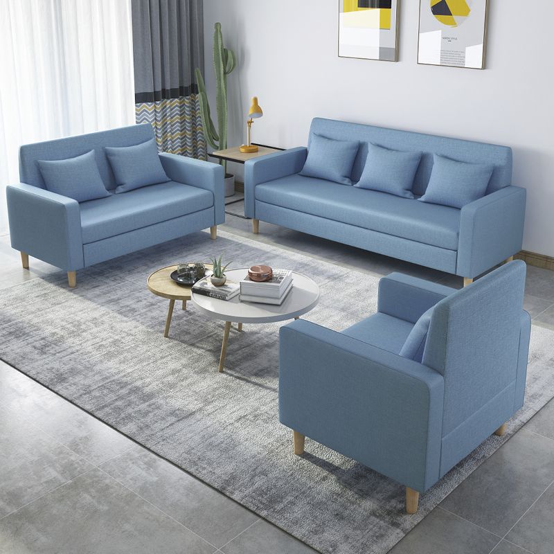 28,35 "H Leinenquadratarm modernes Sofa mit enges, rutschloser Sofa