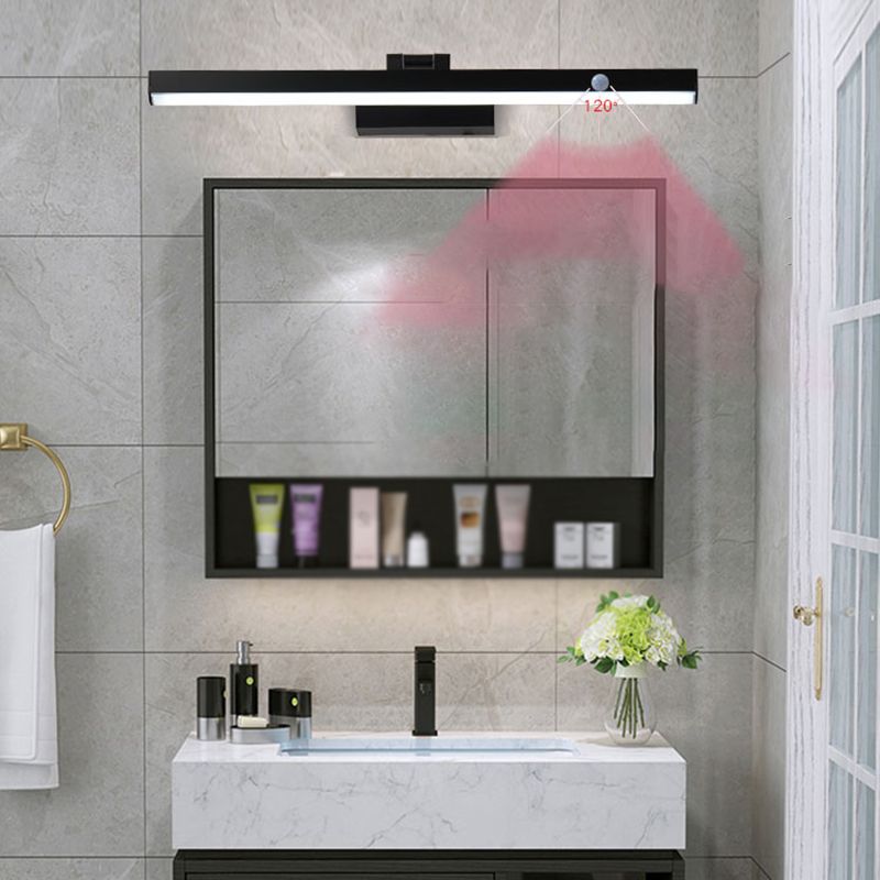 Obelle linéaire Murme Murce Modern 1 éclairage mural miroir mural