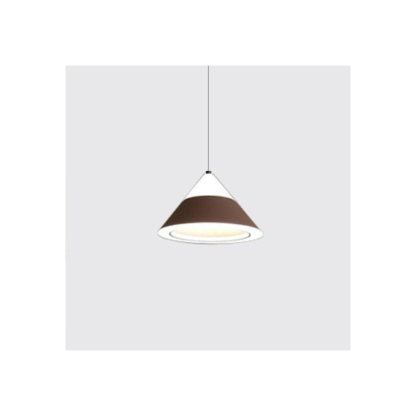 Black/Grey/marrón tono colgante de metal colgante 4 luces nórdicas luz colgante para comedor