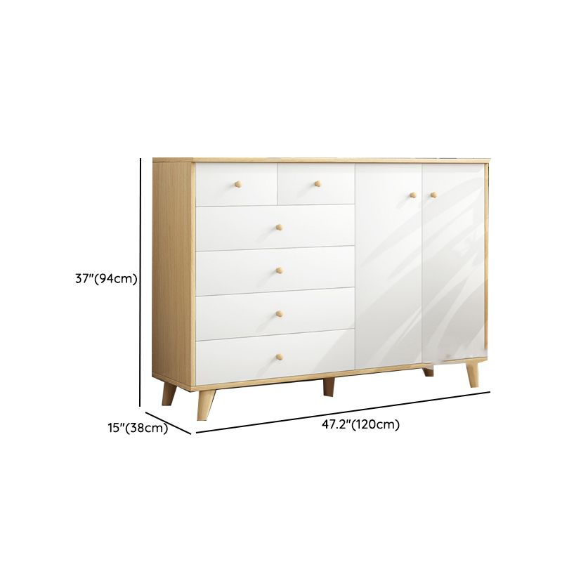 Contemporary Storage Chest Manufactured Wood Dresser , 14.82 Inch Width
