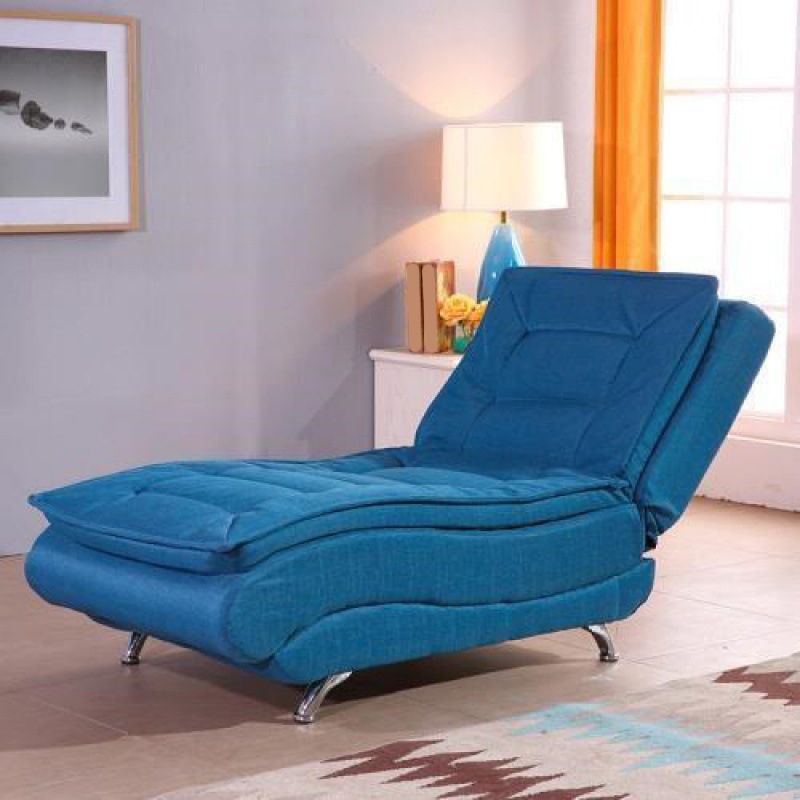 Basic Four Leg Armless Chair with Adjustable Sewn Pillow Back