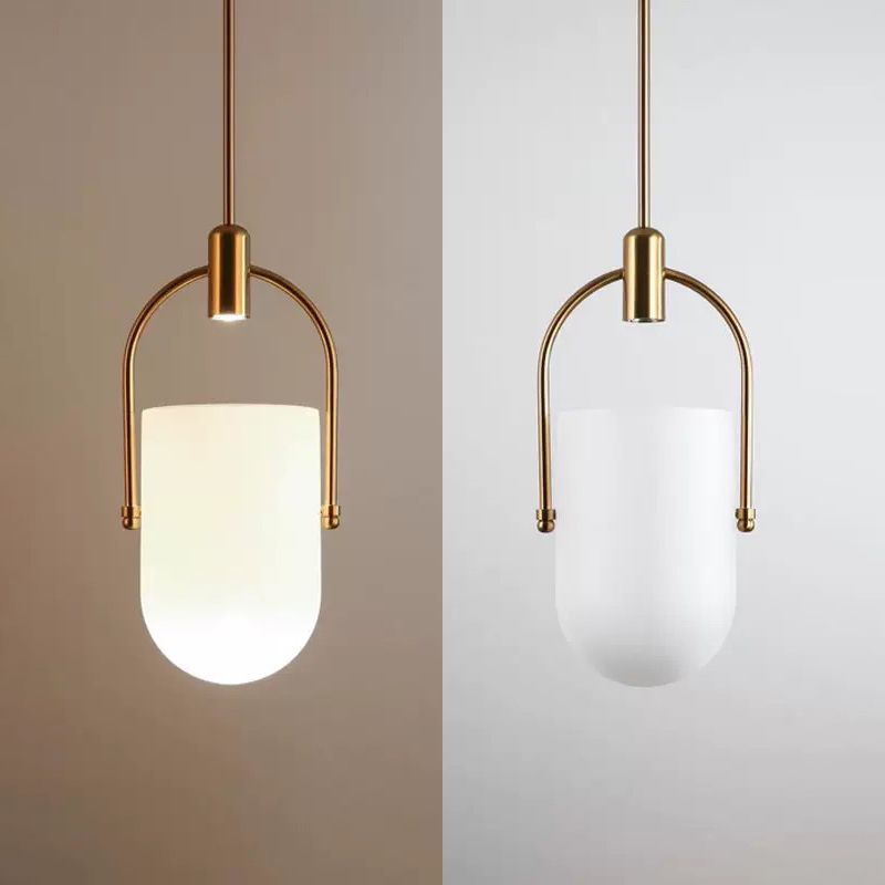 Emmervormig glas hangend licht minimalisme moderne suspensieverlichting voor bed voor bed