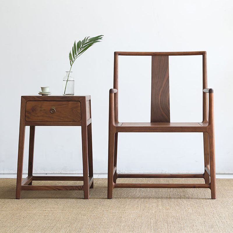 Traditional Dining Chairs Solid Wood Dining Chair with Cushion