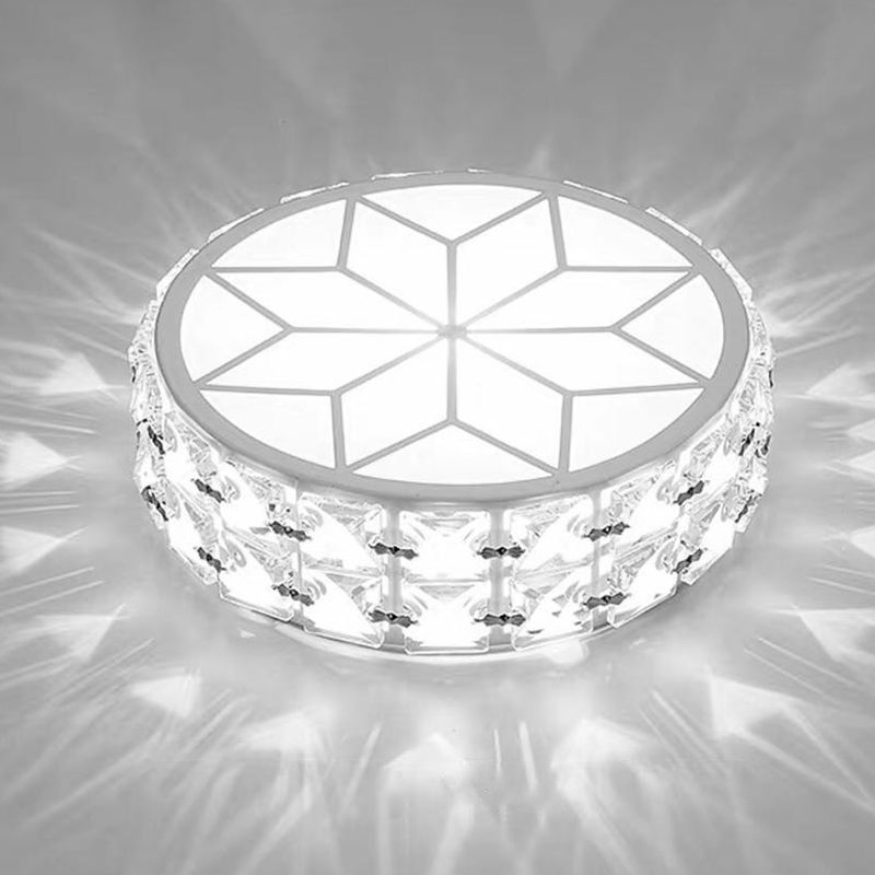 Ronde gevormde gang LED-inbouwlamp met kristallen moderne stijl inbouwplafond