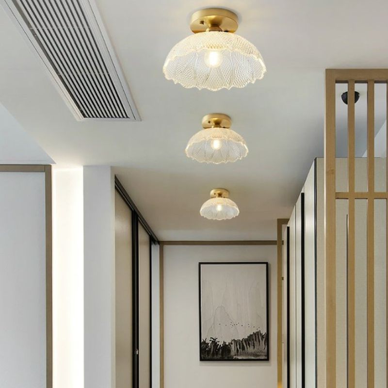Modern Flush Mount Light Household Glass Flush Mount Ceiling Light Fixture