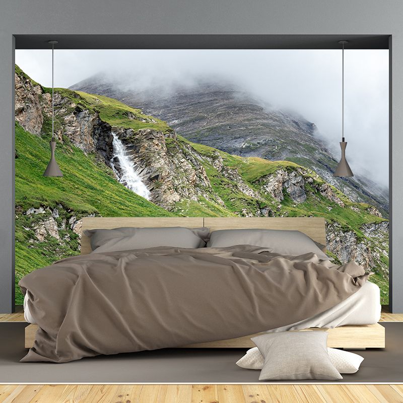 Home Decor Mountain Mural Decal Customized Contemporary Wall Covering for Kitchen