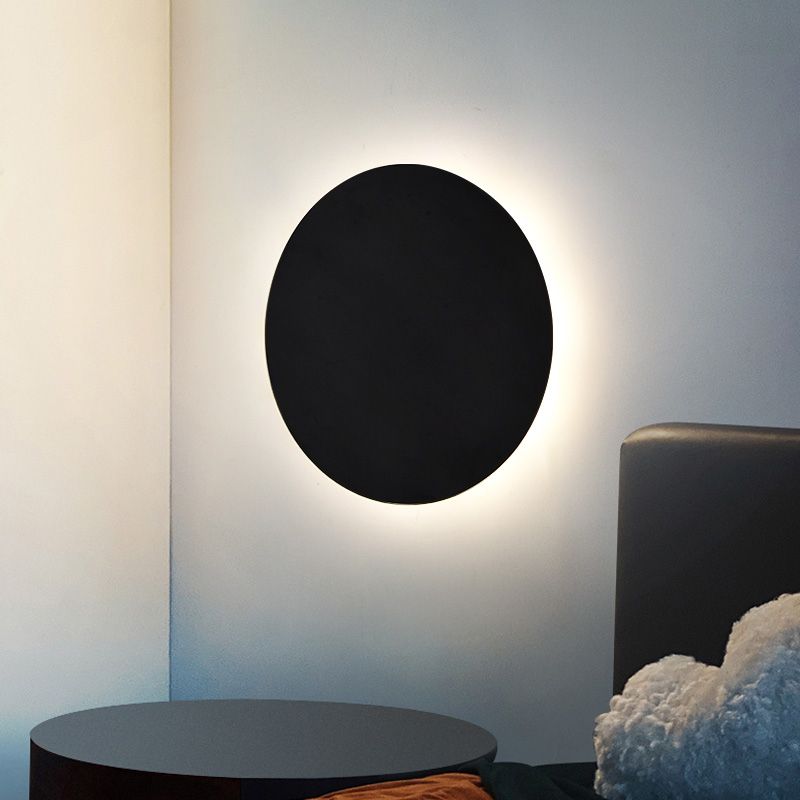 Goldene metallwandmontierte Leuchte moderne Stil kreisförmiger 1 Lichtwandleuchte