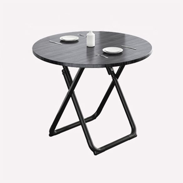 Foldable Sintered Solid Wood Kitchen Table Set with Double Pedestal Base Furniture for Home Use