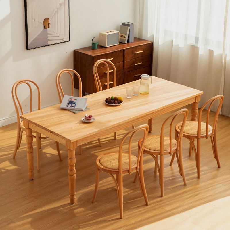 Solid Wood 1/2/3/7 Pieces Dining Set Modern Dining Furniture Set /Separate Items